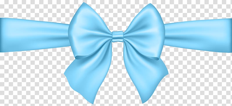 blue ribbon illustration, illustration Ribbon, Bow Soft Blue transparent background PNG clipart