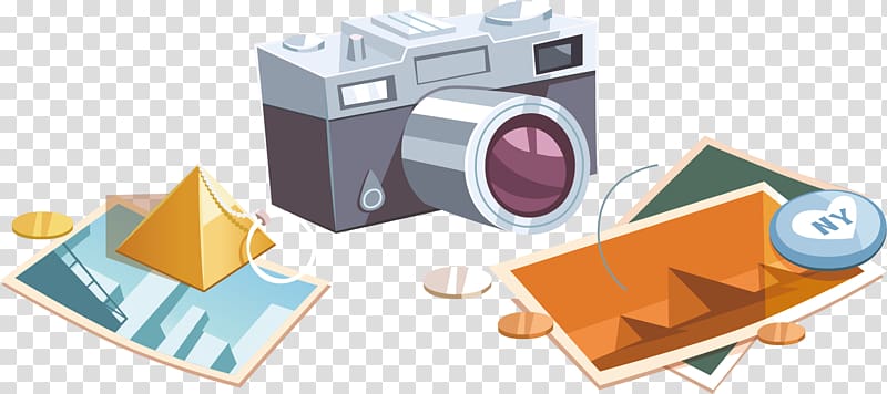 Travel Camera Euclidean , camera cartoon poster promotional material transparent background PNG clipart