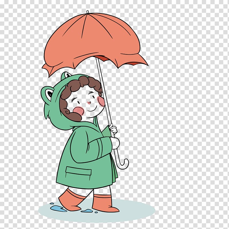 Euclidean Umbrella, wandering in the rain transparent background PNG clipart