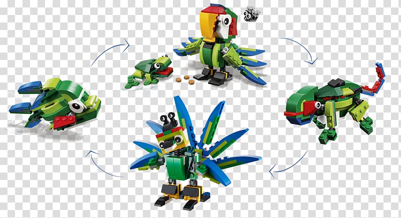LEGO 31031 Creator Rainforest Animals Creator Rainforest Animals 31031 Lego Creator Toy, toy transparent background PNG clipart