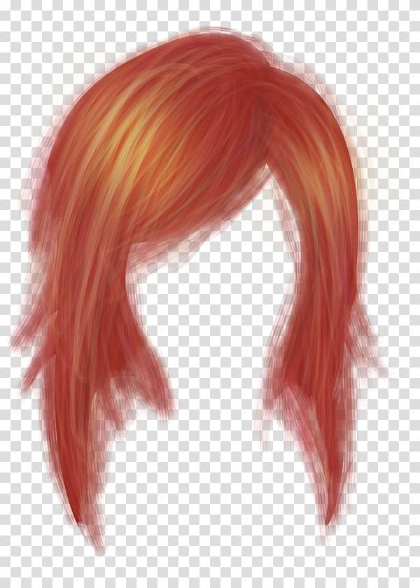 Human hair color Hair coloring Red hair, hair transparent background PNG clipart