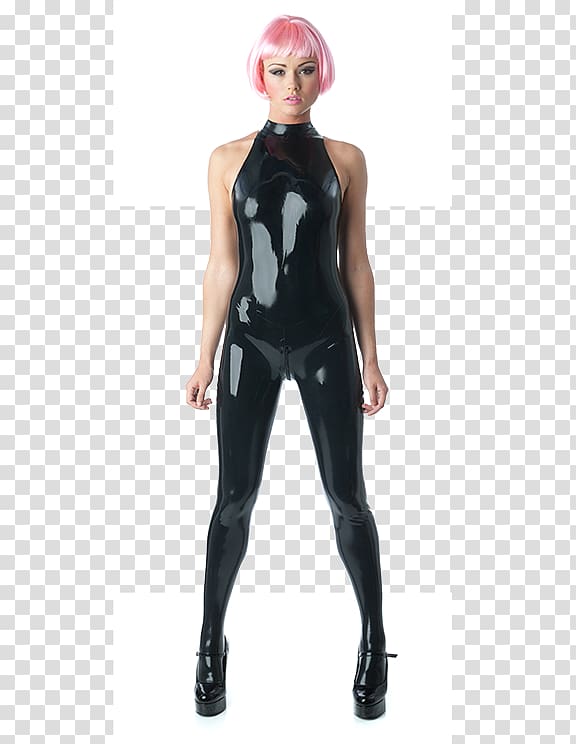 Latex clothing Catsuit Zentai, dress transparent background PNG clipart