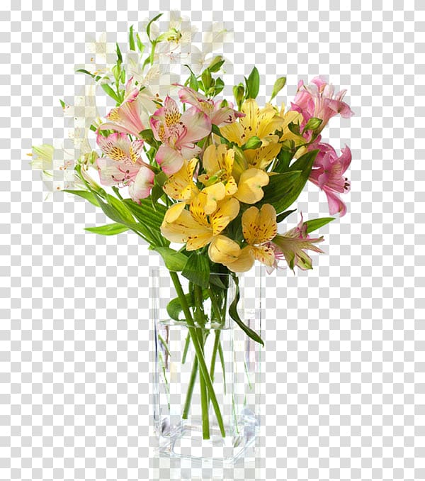 Floral design Lily of the Incas Flower bouquet Cut flowers Vase, vase transparent background PNG clipart