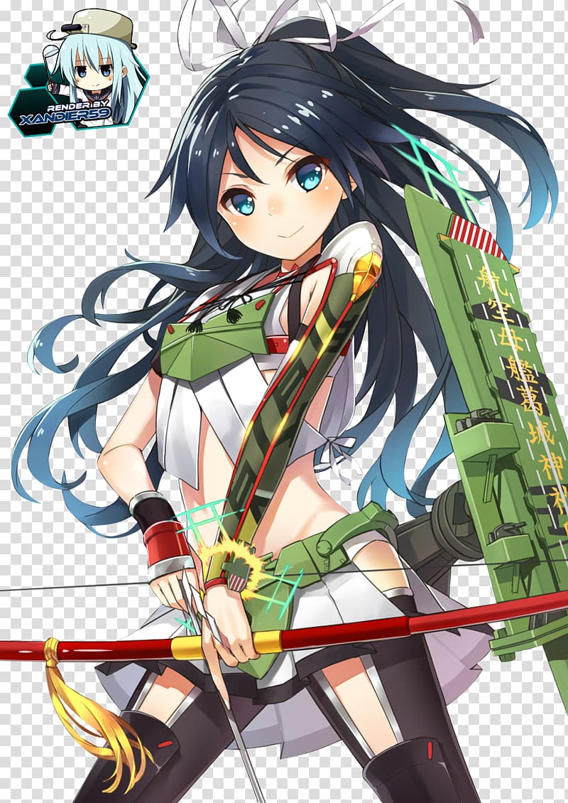 Kantai Collection Anime Japanese aircraft carrier Katsuragi Fan art, others transparent background PNG clipart