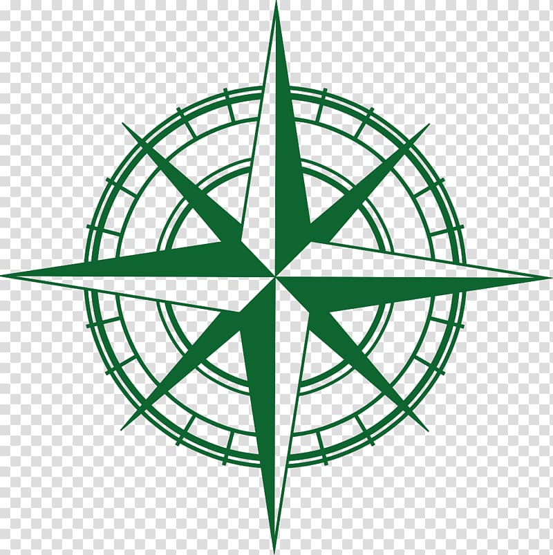 Compass rose North Arrow , 建筑logo transparent background PNG clipart