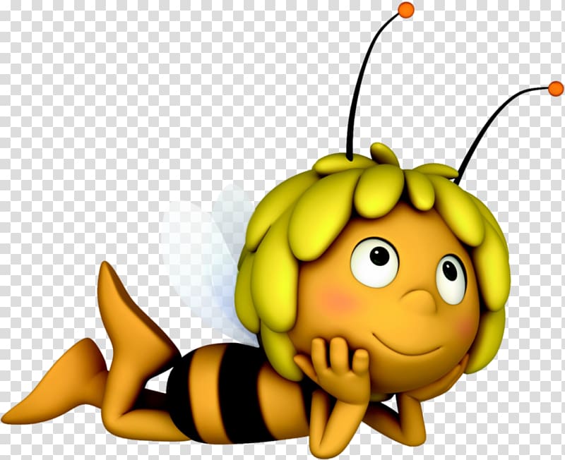 Maya the Bee illustration, Maya the Bee Studio 100 Film, bee transparent background PNG clipart