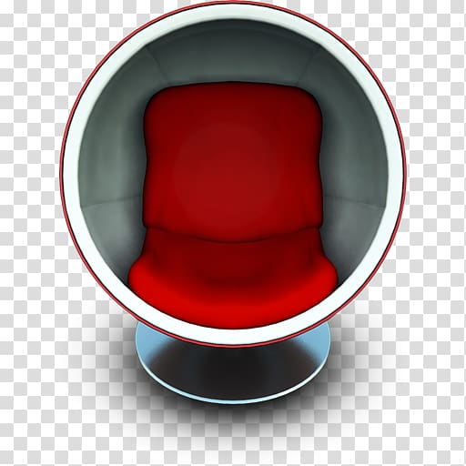 red and white chair, personal protective equipment chair font, Sphere Seat transparent background PNG clipart