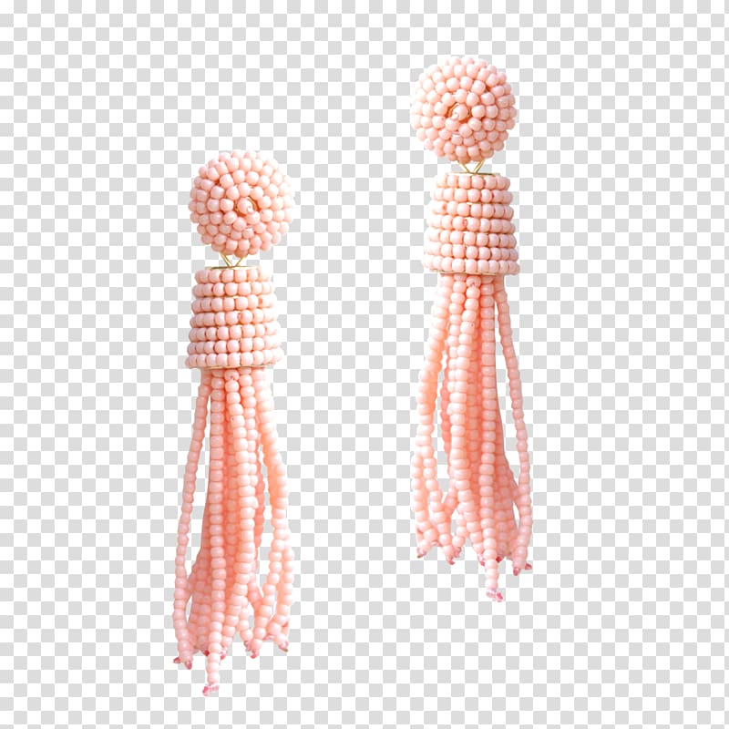 Earring Jewellery Tassel Red Coral Clothing Accessories, coral collection transparent background PNG clipart