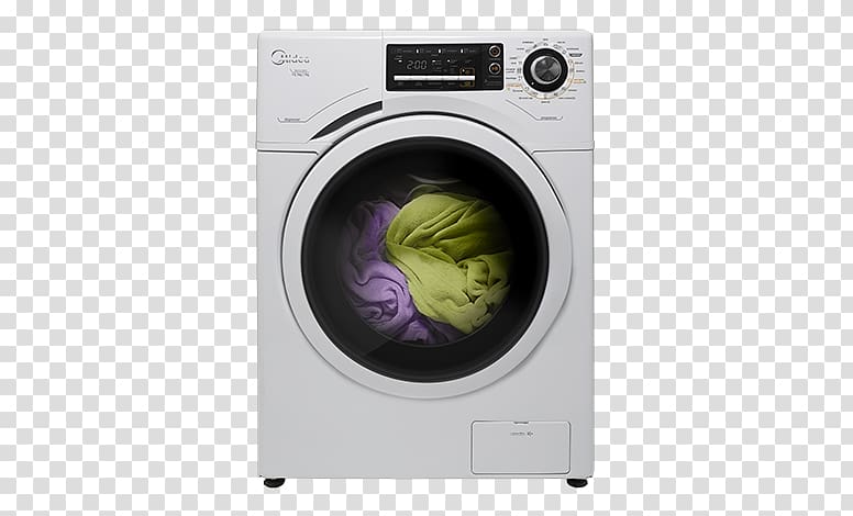Washing Machines Midea Water Clothes dryer, LAVA RAPIDO transparent background PNG clipart