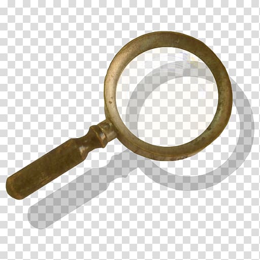 Magnifying glass Steampunk, magnifying glass elements transparent background PNG clipart