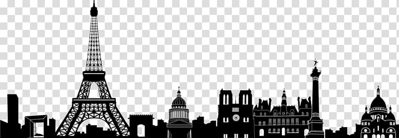 Paris YouTube Skyline, Paris transparent background PNG clipart