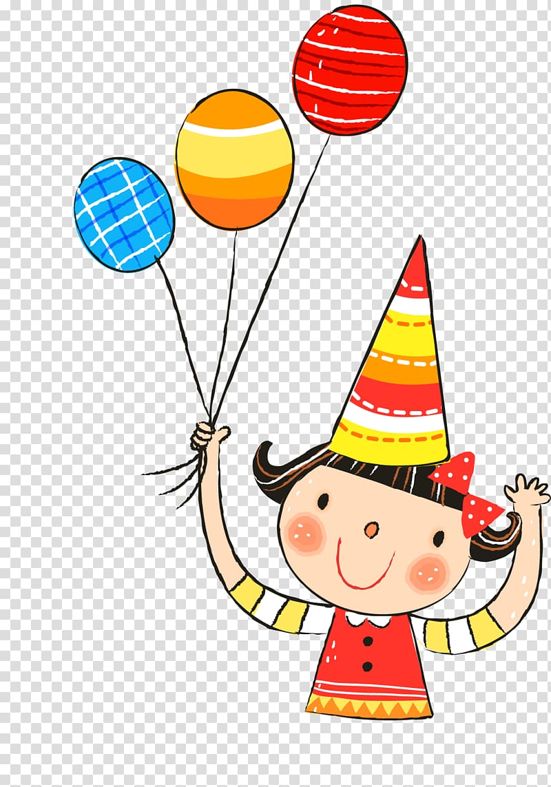 birthday girl transparent background PNG clipart