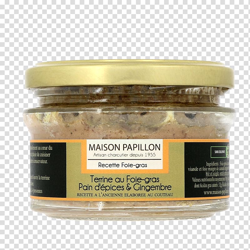 Rillettes Terrine Duck Papillon Marmus Meat, foie gras transparent background PNG clipart