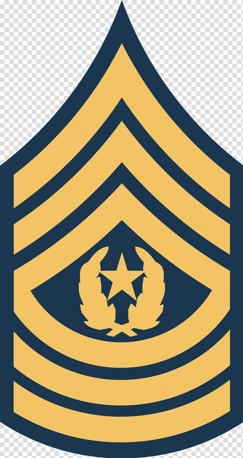 Sergeant Major of the Army Military rank, army transparent background PNG clipart