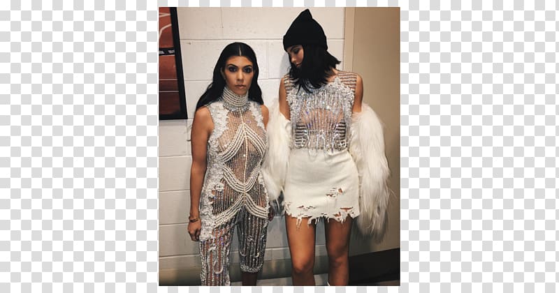 New York Fashion Week Met Gala Kendall and Kylie Adidas Yeezy, Kardashian transparent background PNG clipart