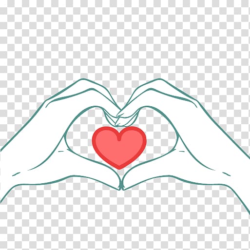 Heart Hand , Hand Drawn Hearts transparent background PNG clipart