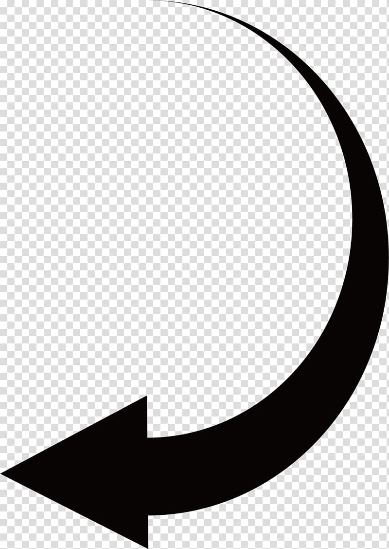 black arrow illustration, Black White Pattern, Arc arrow transparent background PNG clipart