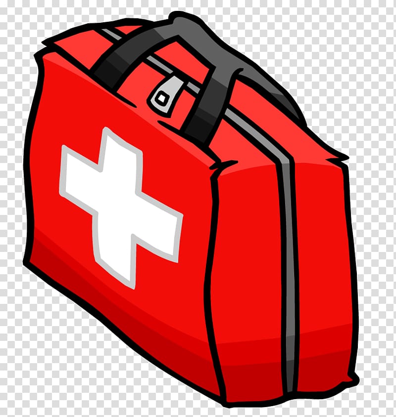 red First Aid Kit bag , First aid kit Be Prepared First Aid Cartoon , First Aid Kit transparent background PNG clipart