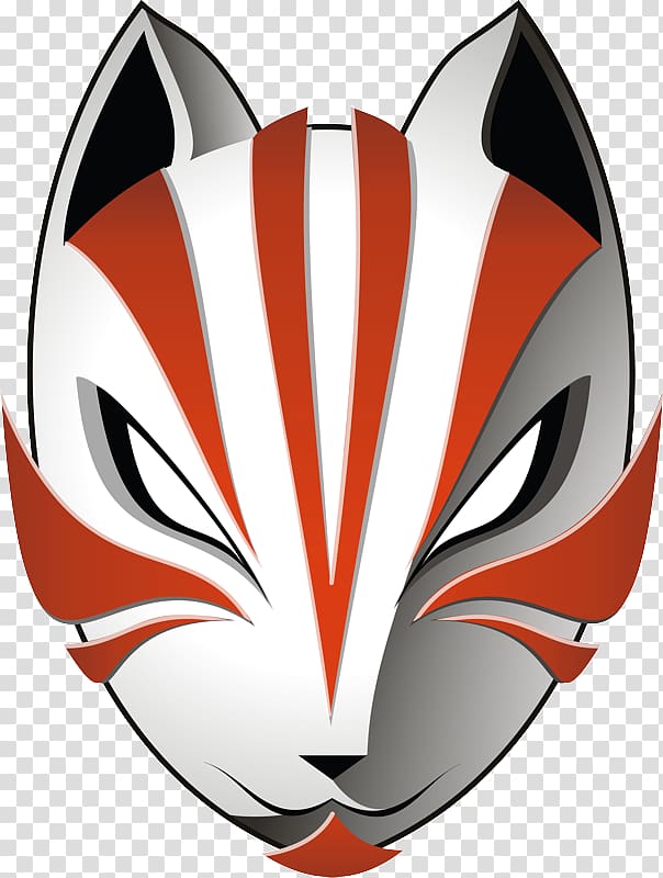 anime character face illustration, Kitsune Mask Black Ops Fox ANBU, mask transparent background PNG clipart