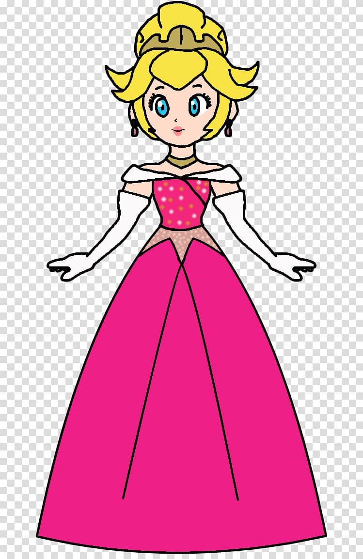 Super Princess Peach Super Mario Bros., baby princess aurora transparent background PNG clipart