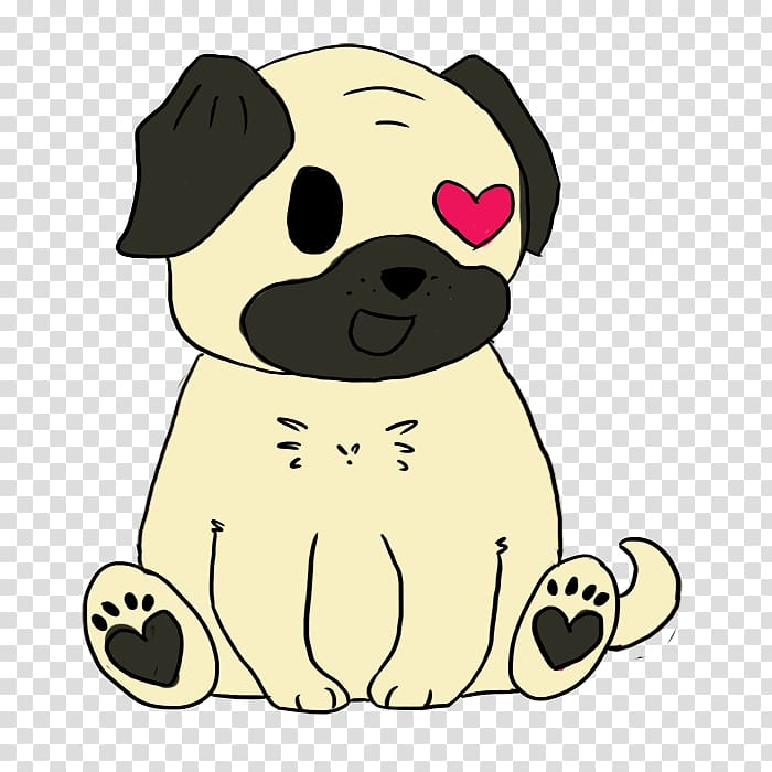 Pug Puppy Animation Animated cartoon, pug transparent background PNG clipart