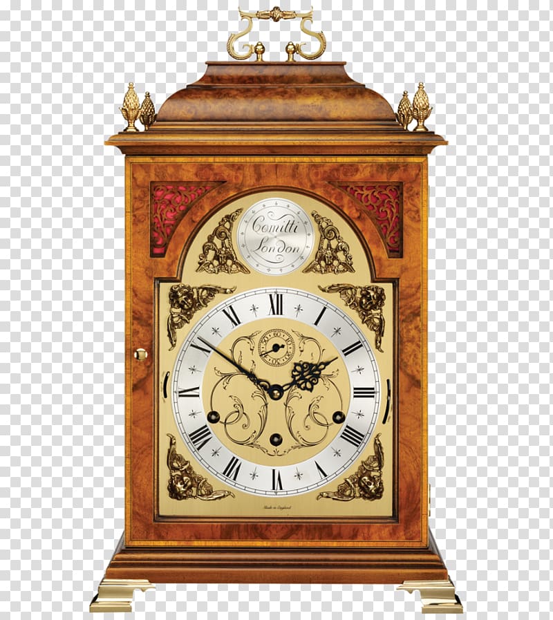 Floor & Grandfather Clocks Bracket clock Mantel clock Clock chime, clock transparent background PNG clipart