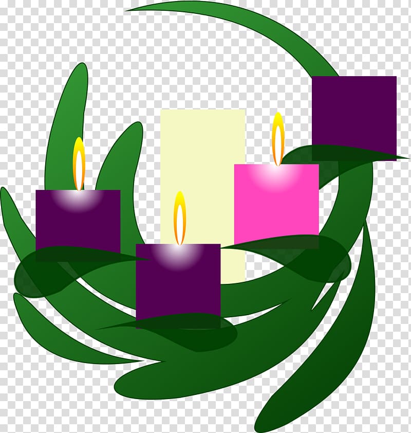 Advent wreath , Church Candles transparent background PNG clipart