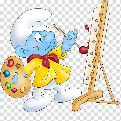 Smurfette Gargamel Papa Smurf The Smurflings Brainy Smurf, smurfs transparent background PNG clipart