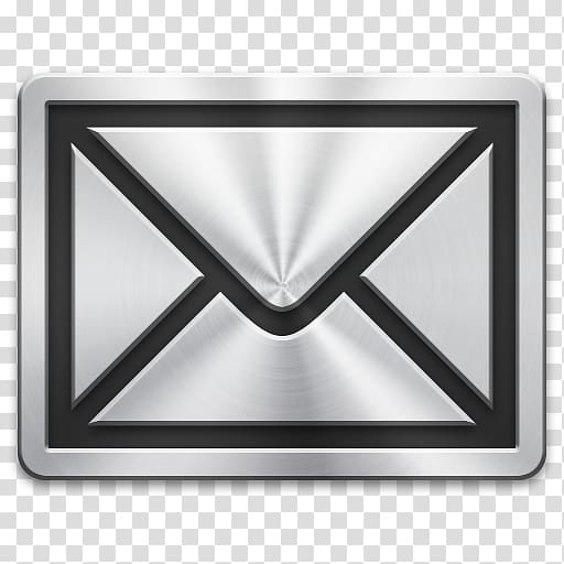 Email Computer Icons Message, brushed metal transparent background PNG clipart