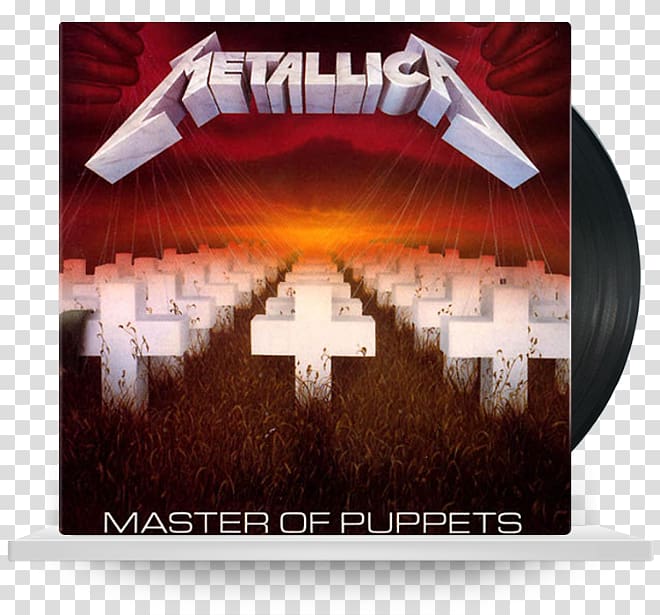 Master of Puppets Metallica Phonograph record Album LP record, metallica transparent background PNG clipart