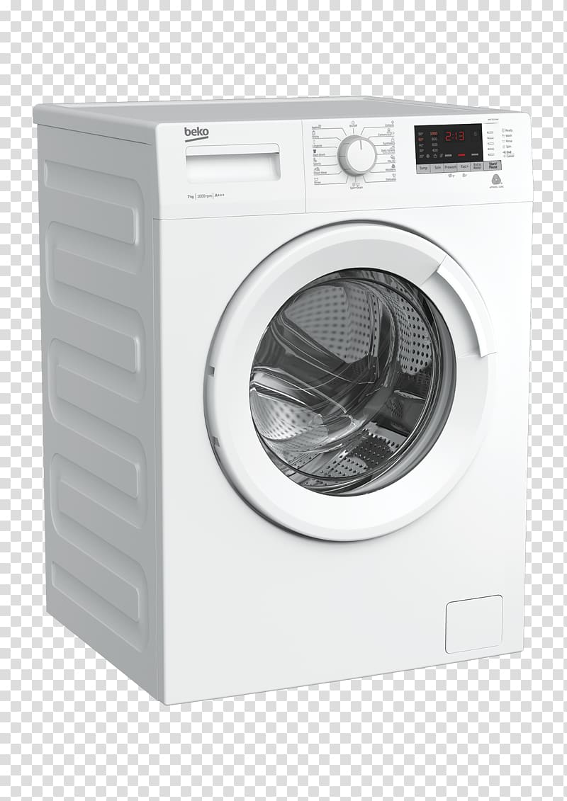 Beko WCV 8512 BW0 Washing Machines Beko WTG841B1 Beko SWRE6511BWW2 Pralka, washing machine transparent background PNG clipart