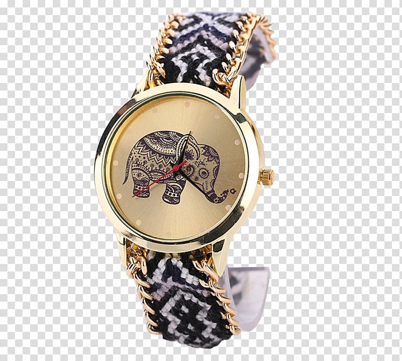 Watch Quartz clock Elephantidae Woman Dial, watch transparent background PNG clipart