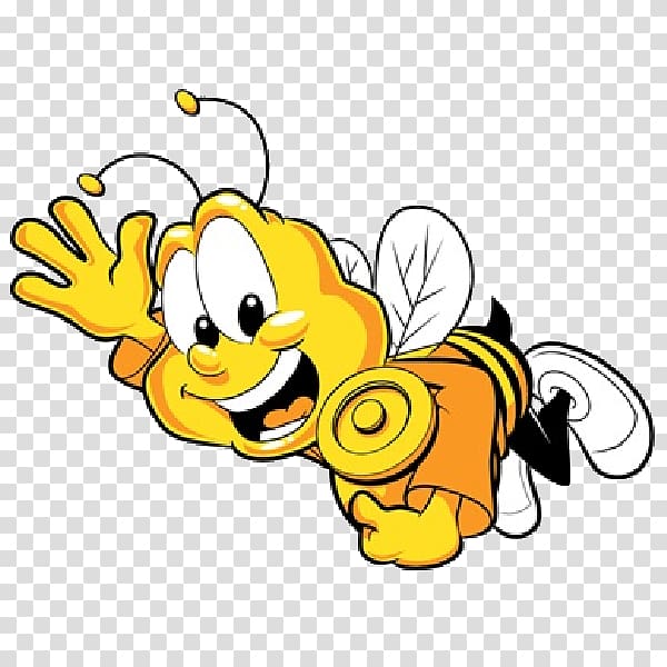 Honey bee Cartoon Bumblebee , honey bee transparent background PNG clipart