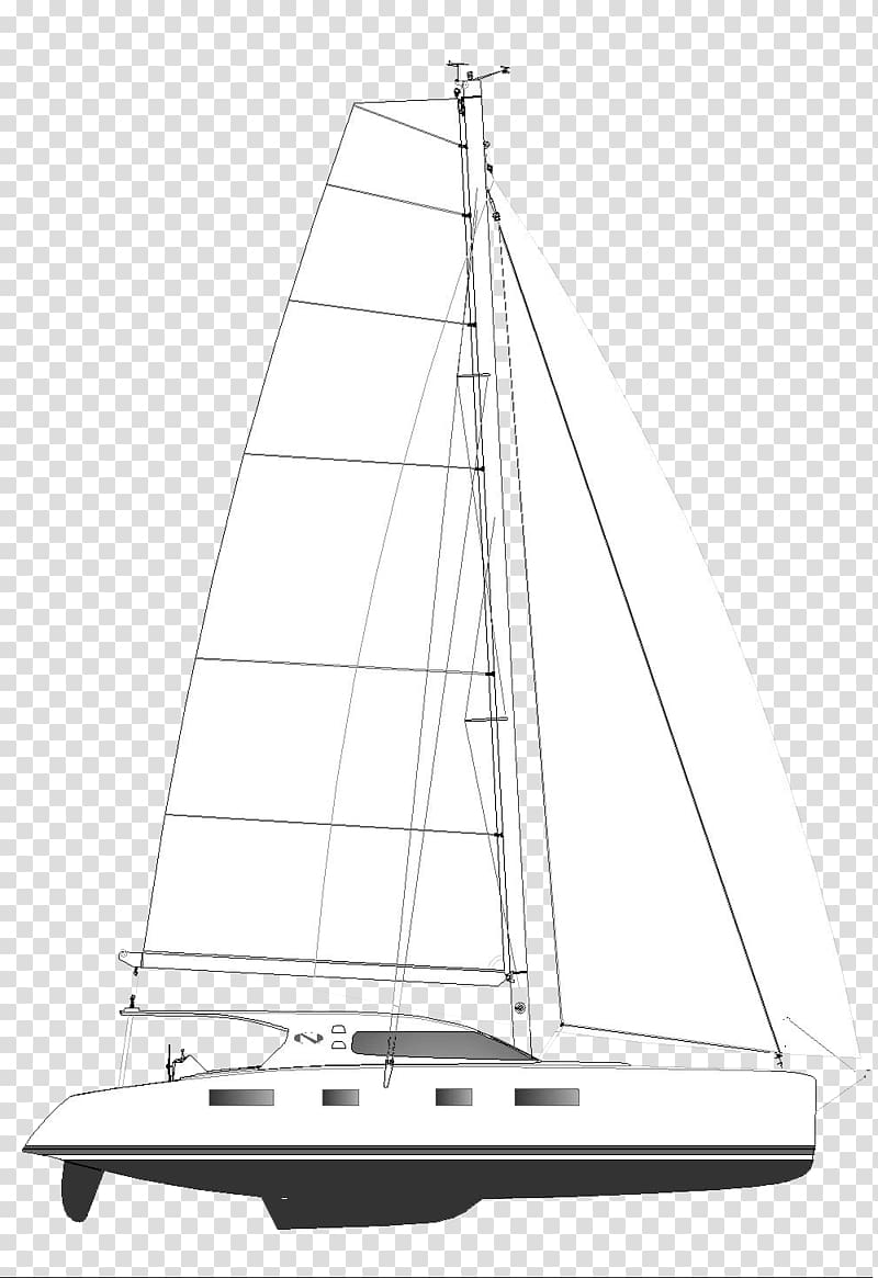 Sailboat Catamaran Hull, Nautitech Catamaran White transparent background PNG clipart