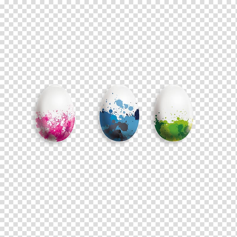 Easter egg, Color Ink eggs transparent background PNG clipart