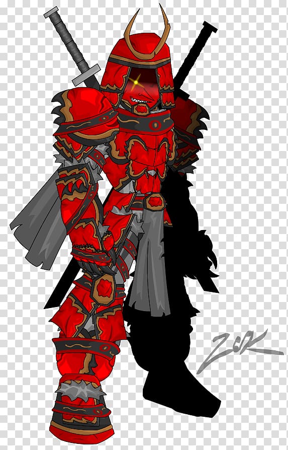 Drawing Demon Samurai Daemon, demon transparent background PNG clipart