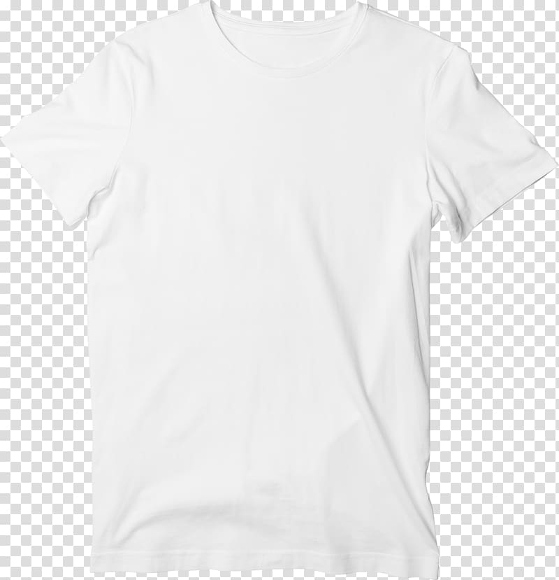 white crew-neck t-shirt, T-shirt Shoulder Sleeve Outerwear, T-shirt transparent background PNG clipart