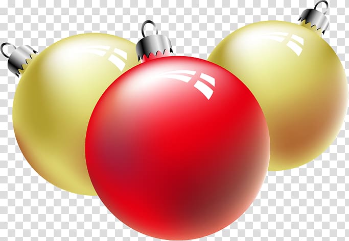 Christmas ornament Sphere Euclidean Ball, Christmas decoration balls transparent background PNG clipart
