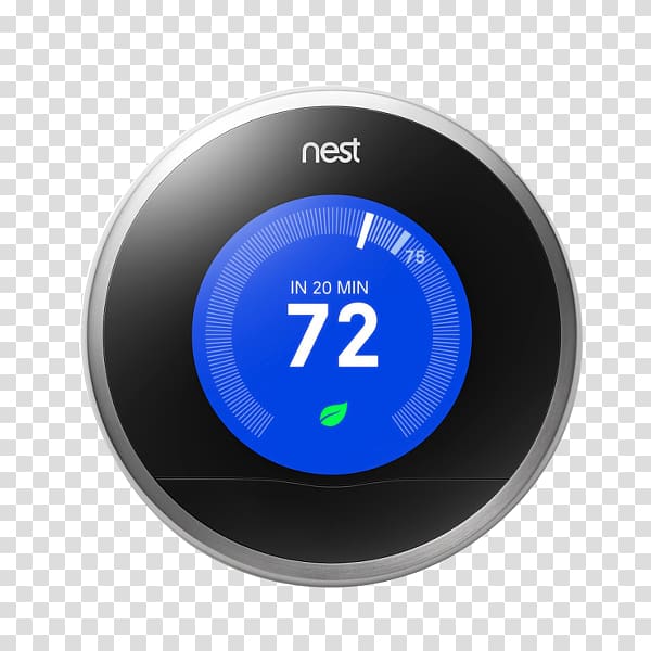Nest Learning Thermostat Nest Labs Smart thermostat Home Automation Kits, warm oneself transparent background PNG clipart
