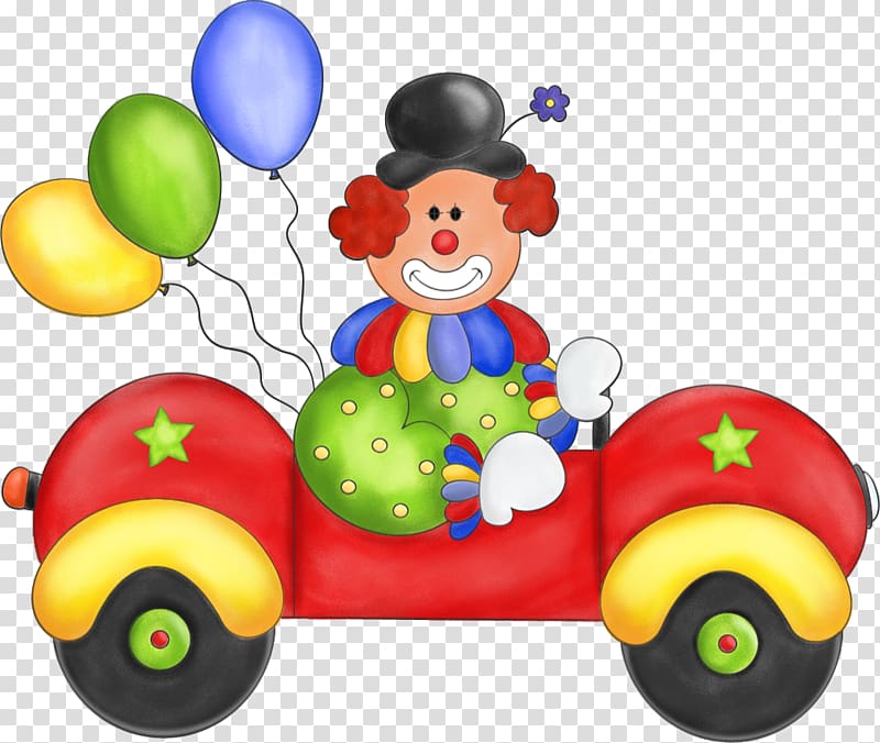 Krusty the Clown Clown car Circus , Bubble Gum Machine transparent background PNG clipart