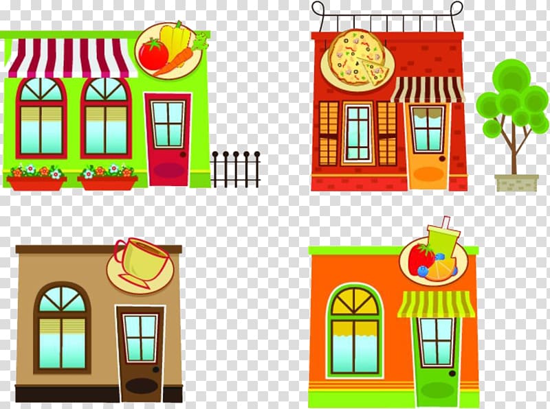 , Pizza shop transparent background PNG clipart