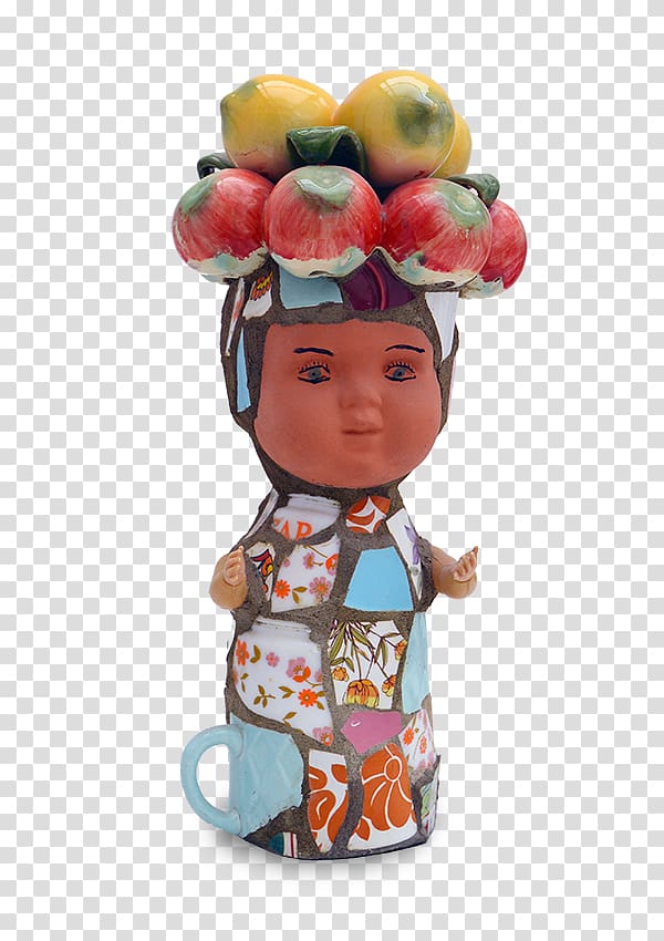 Fruit hat Figurine House of Dreams Museum Doll Sculpture, mosaic fruit transparent background PNG clipart