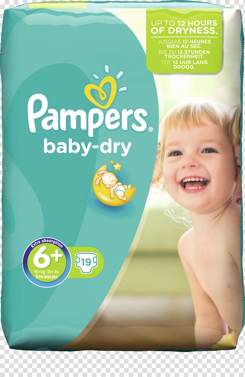 Diaper Pampers Baby Dry Size Mega Plus Pack Infant Wet wipe, Pampers transparent background PNG clipart