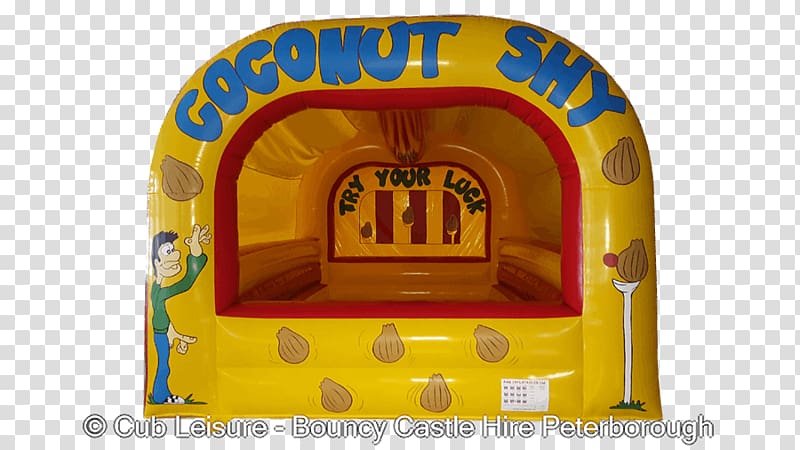 Coconut shy Inflatable Bouncers Bungee Run, Bouncy Castle transparent background PNG clipart