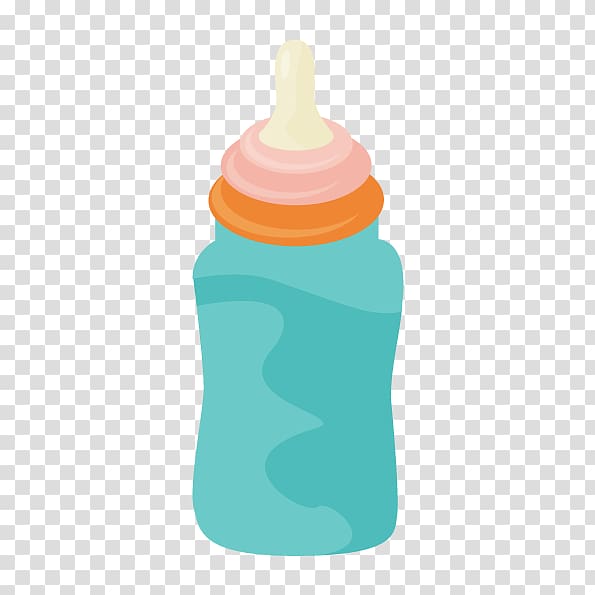 Baby Bottles Water Bottles Plastic bottle Glass bottle Liquid, Hand-painted bottle transparent background PNG clipart