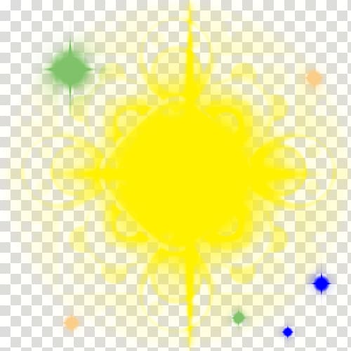 Yellow Circle , Color cross light effect transparent background PNG clipart