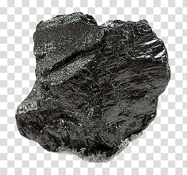 black stone illustration, Large Coal Stone transparent background PNG clipart