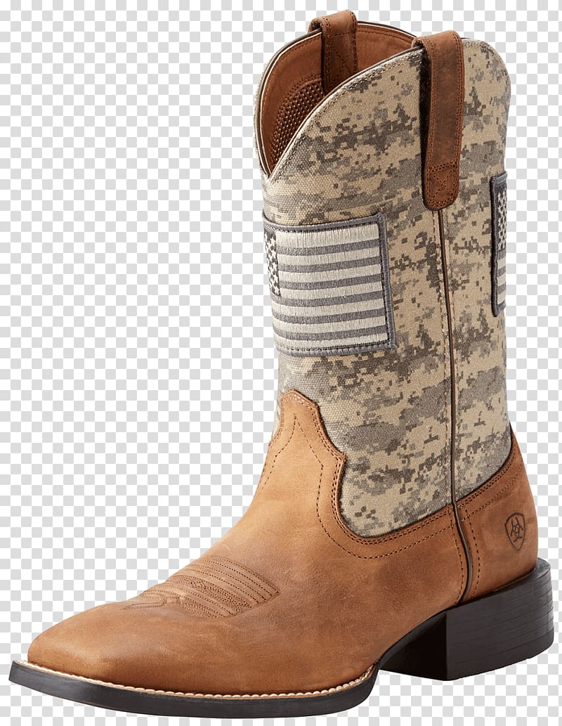 Cowboy boot Ariat Men\'s Sport Patriot Boots Shoe, boot transparent background PNG clipart