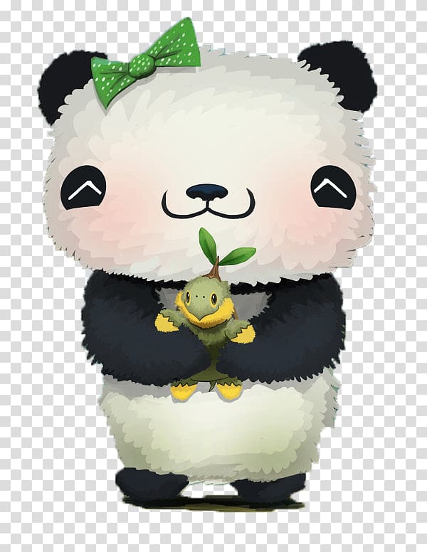 Giant panda Red panda Illustration, Cute panda transparent background PNG clipart
