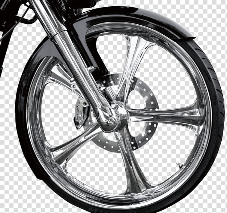 Alloy wheel Bicycle Wheels Tire Spoke, stereo bicycle tyre transparent background PNG clipart